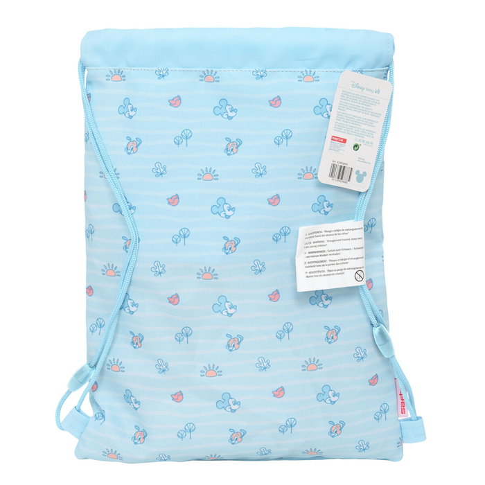 Sac à dos serré par des ficelles Mickey Mouse Clubhouse Baby Bleu 26 x 34 x 1 cm Sac à dos serré par des ficelles Mickey Mouse Clubhouse Baby Bleu 26 x 34 x 1 cm