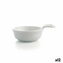 Quid Mini Bol Porcelana Select Blanc Brillo 8,5 cm (12 Unidades)
