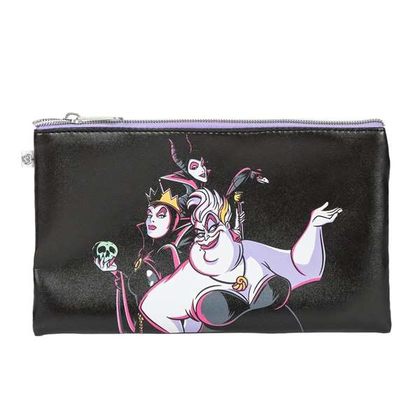 Cerdá - Set de beauté Disney Villanas pour enfants - Nécessaire, brosse à cheveux et élastiques - 20 x 21.6 x 4 cm - À partir de 36 mois