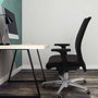 Piqueras Y Crespo Chaise Albacete Confidente Jaune avec Mécanisme Synchrone et Base Aluminium