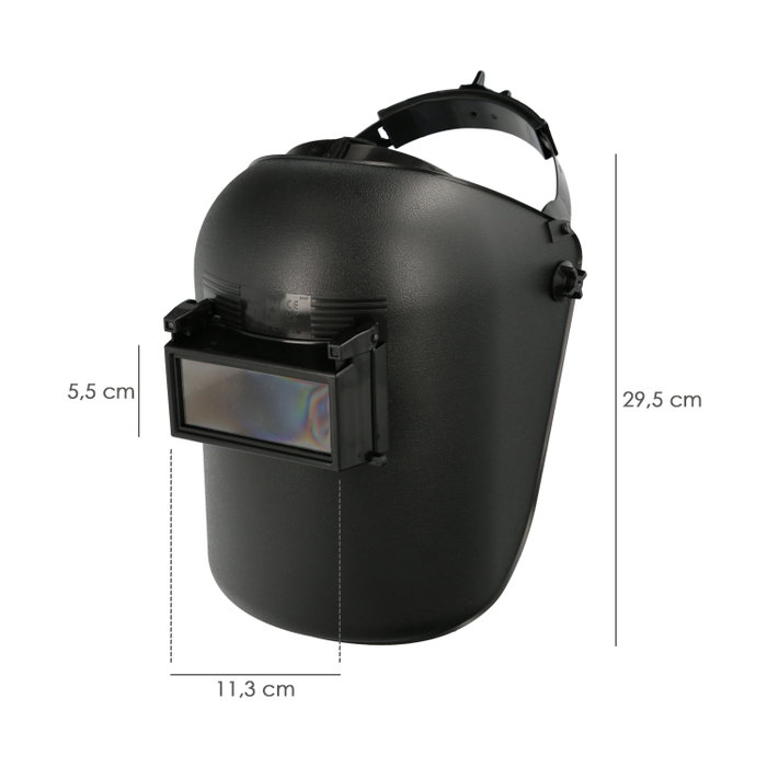 WOLFPACK LINEA PROFESIONAL Masque de soudure Maurer 3030 avec harnais