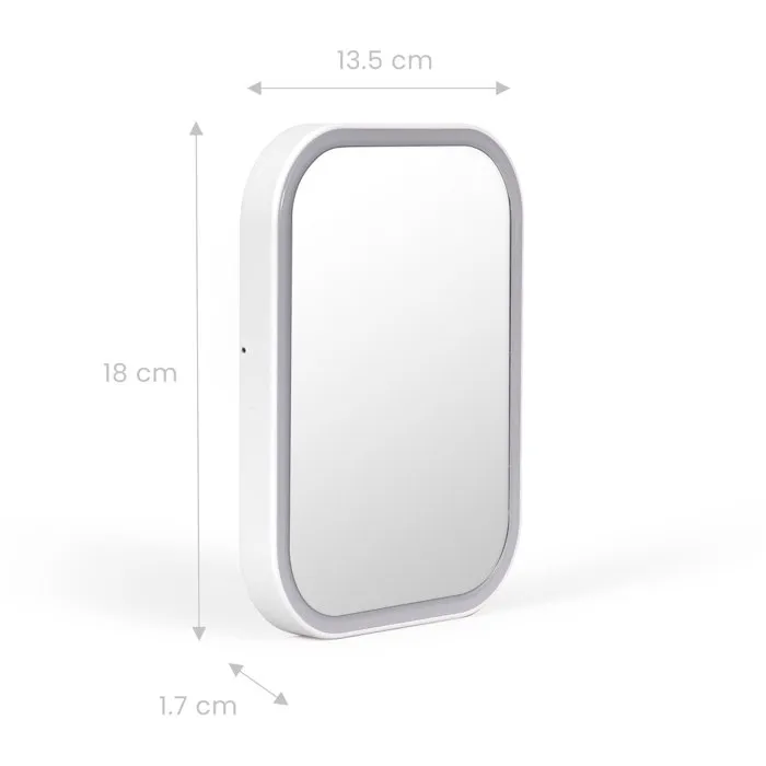 Livoo Miroir de maquillage lumineux LED rechargeable DOS224W