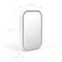 Livoo Miroir de maquillage lumineux LED rechargeable DOS224W