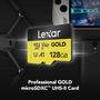Carte Mémoire SD Lexar LMSGOLD128G-BNNNG 128 GB