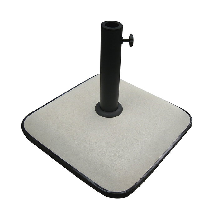 Marbueno Base Sombrilla Carrée en Ciment 45x45x7,3 cm 25 kg Blanc pour Jardin, Piscine et Terrasse 10459 Marbueno Base Sombrilla Carrée en Ciment 45x45x7,3 cm 25 kg Blanc pour Jardin, Piscine et Terrasse 10459