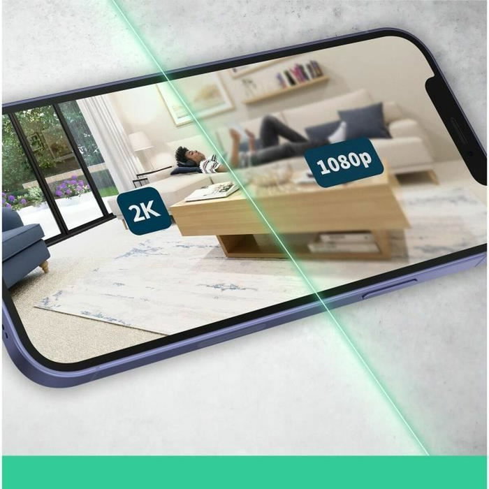 Arlo VMC3260-100EUS Caméra de surveillance 2K avec vision nocturne couleur
