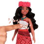 Mattel - Poupée musicale Vaiana Disney - Chante en anglais, français, italien et allemand - Articulée avec accessoires - Princesse aventurière