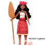 Mattel - Poupée musicale Vaiana Disney - Chante en anglais, français, italien et allemand - Articulée avec accessoires - Princesse aventurière