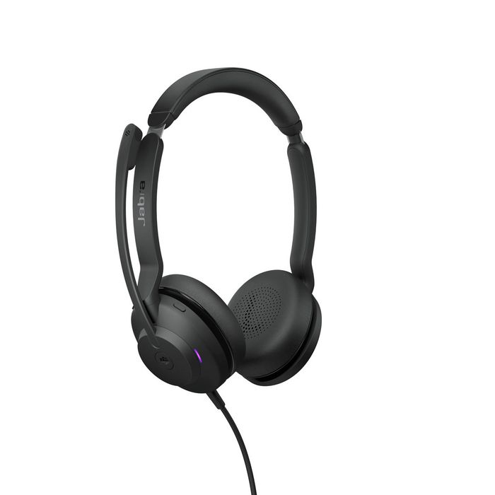 Jabra Evolve2 30 - Casque micro USB-A/USC-C filaire supra-auriculaire pour téléphonie avec réduction de bruit passive, plug-and-play, 2 ans garantie