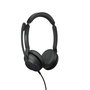 Jabra Evolve2 30 - Casque micro USB-A/USC-C filaire supra-auriculaire pour téléphonie avec réduction de bruit passive, plug-and-play, 2 ans garantie