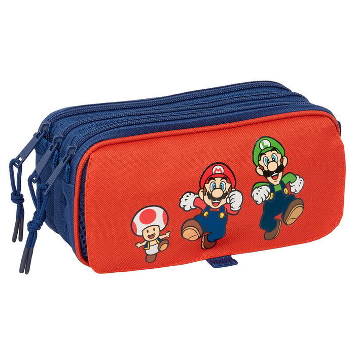 Safta Fourre-tout Super Mario Mamma Mia Rouge et Blue marine