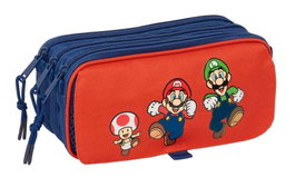 Safta Portatodo Triple Big Super Mario "Mamma Mia" Coffret de rangement 21,5 x 10 x 8 cm pour enfant à partir de 3 ans