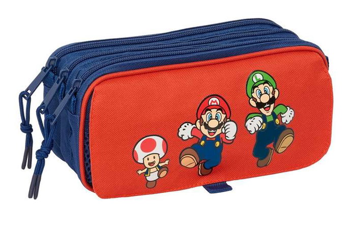 Safta Portatodo Triple Big Super Mario "Mamma Mia" Coffret de rangement 21,5 x 10 x 8 cm pour enfant à partir de 3 ans Safta Portatodo Triple Big Super Mario "Mamma Mia" Coffret de rangement 21,5 x 10 x 8 cm pour enfant à partir de 3 ans