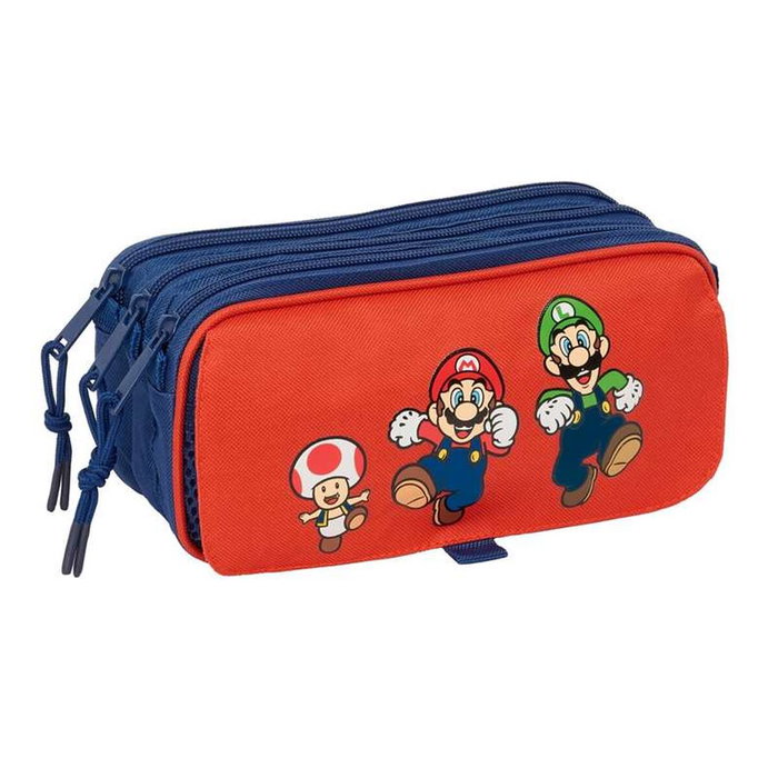 Safta Fourre-tout Super Mario Mamma Mia Rouge et Blue marine