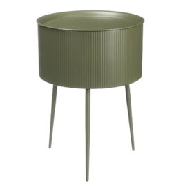GIFTDECOR Table Auxiliaire Ronde Base Verde