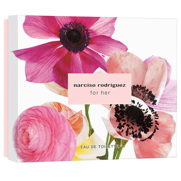 Narciso Rodriguez FOR HER Coffret Eau de Toilette 50 ml + Lait Corps 50 ml - Parfum Floral Musqué pour Femme