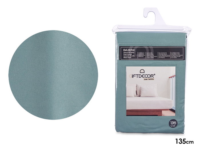 Giftdecor Bajera 135 cm Color Menta Housse de Matelas 160x200 cm (Set de 12) Giftdecor Bajera 135 cm Color Menta Housse de Matelas 160x200 cm (Set de 12)
