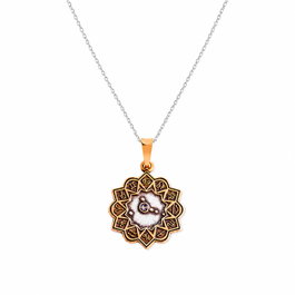Alex And Ani Collier Cancer Bicolore Doré