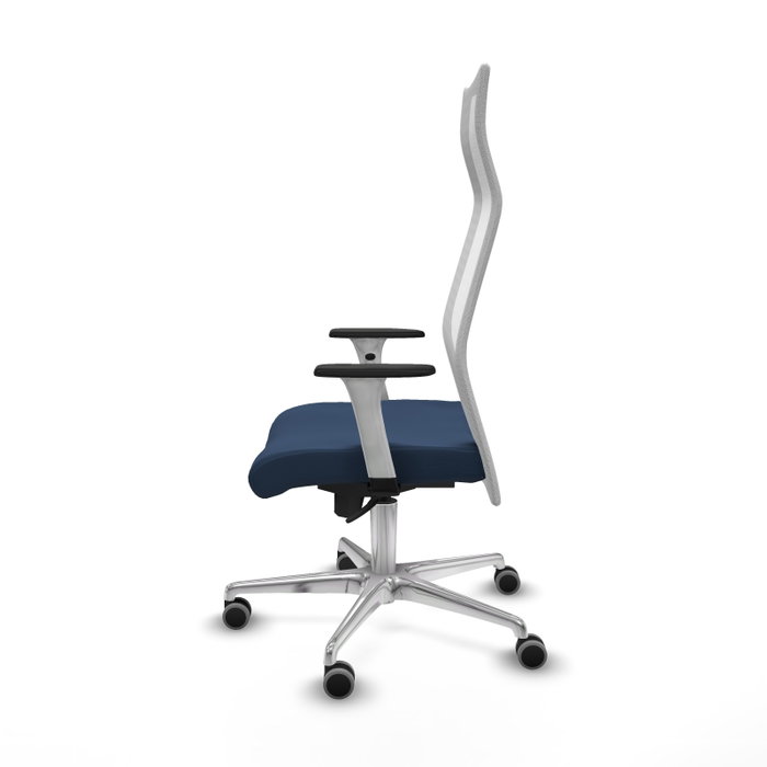 Piqueras y Crespo Fauteuil de Bureau Albacete Bleu Marine et Blanc Piqueras y Crespo Fauteuil de Bureau Albacete Bleu Marine et Blanc