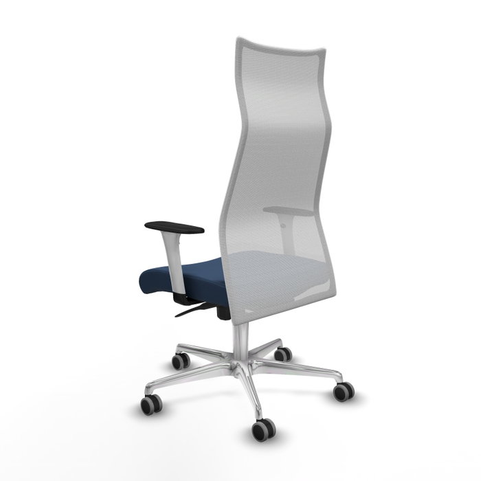 Piqueras y Crespo Fauteuil de Bureau Albacete Bleu Marine et Blanc Piqueras y Crespo Fauteuil de Bureau Albacete Bleu Marine et Blanc