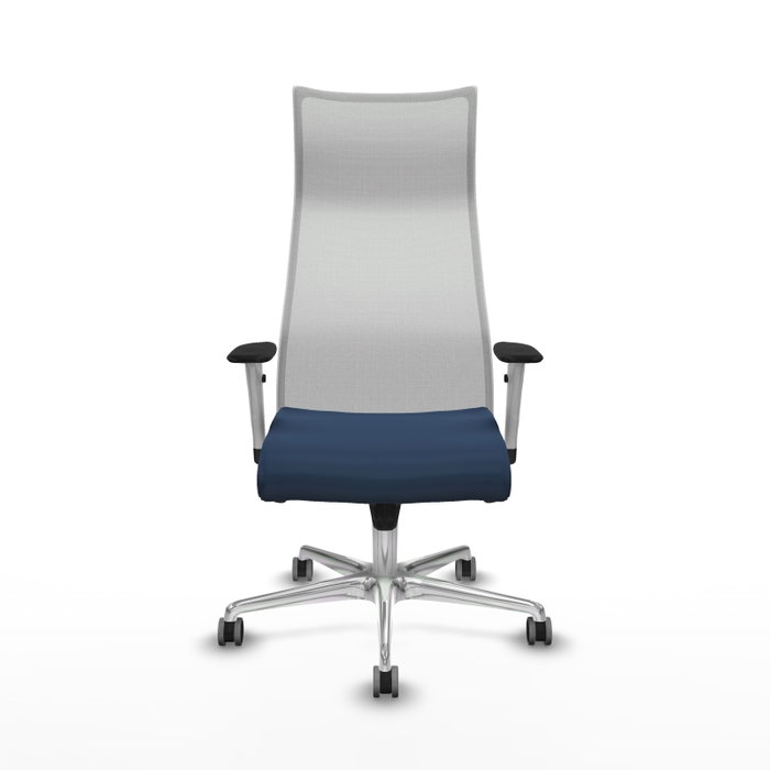 Piqueras y Crespo Fauteuil de Bureau Albacete Bleu Marine et Blanc Piqueras y Crespo Fauteuil de Bureau Albacete Bleu Marine et Blanc