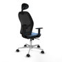 Piqueras y Crespo Chaise de Bureau 1D086N1 Bleu ciel