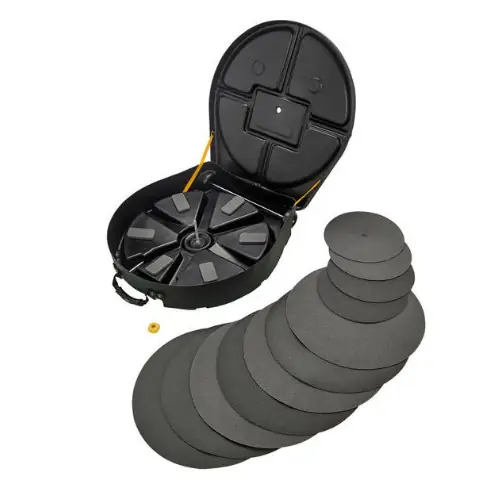 Hardcase Étui Rigide pour Platines Jusqu'à 24" avec Roues - 72x74x18 cm Hardcase Étui Rigide pour Platines Jusqu'à 24" avec Roues - 72x74x18 cm