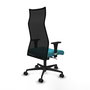 Piqueras y Crespo Chaise de Bureau Albacete Turquoise et Noir