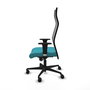 Piqueras y Crespo Chaise de Bureau Albacete Turquoise et Noir