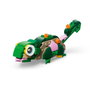 LEGO Creator 3-en-1 31377 - La Tortue et la Fleur de Nénuphar, Jouet de Construction 7 ans et plus, Transformable en Caméléon ou Grenouille