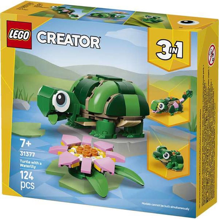LEGO Creator 3-en-1 La Tortue et la Fleur de Nénuphar 31377