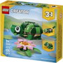 LEGO Creator 3-en-1 La Tortue et la Fleur de Nénuphar 31377