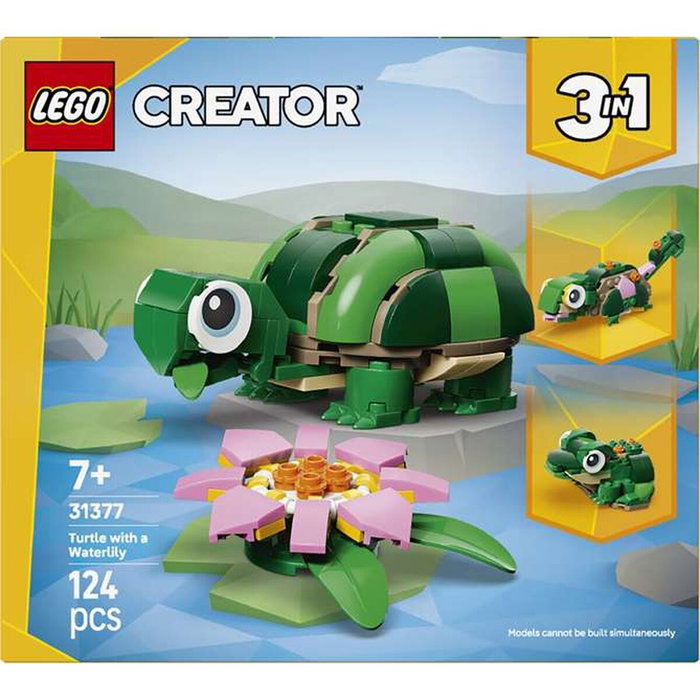 LEGO Creator 3-en-1 La Tortue et la Fleur de Nénuphar 31377