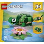 LEGO Creator 3-en-1 La Tortue et la Fleur de Nénuphar 31377
