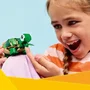 LEGO Creator 3-en-1 31377 - La Tortue et la Fleur de Nénuphar, Jouet de Construction 7 ans et plus, Transformable en Caméléon ou Grenouille