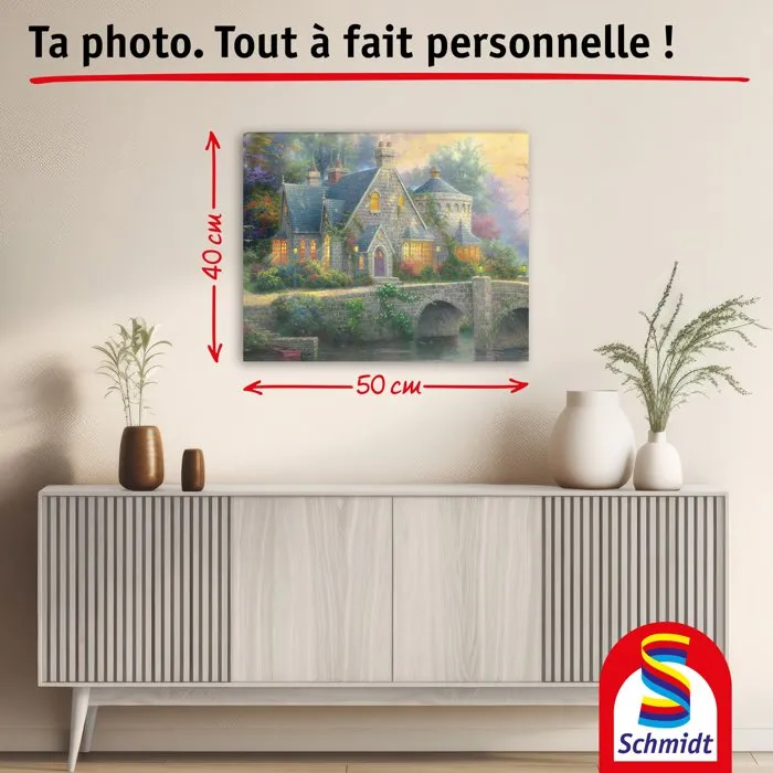 Schmidt Spiele My Art Noble - Kit de peinture Premium - Manoir Éclairé - Dès 12 ans