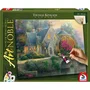 Schmidt Spiele My Art Noble - Kit de peinture Premium - Manoir Éclairé - Dès 12 ans