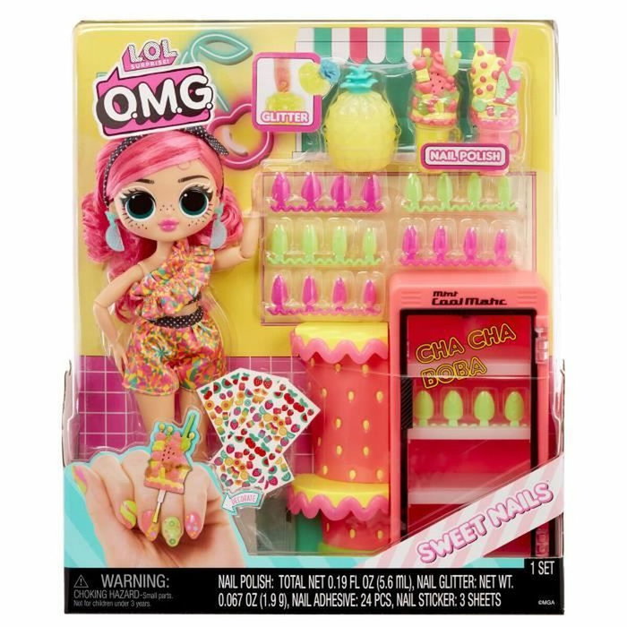 L.O.L. Surprise! OMG Sweet Nails avec boutique de fruits Pinky Pops