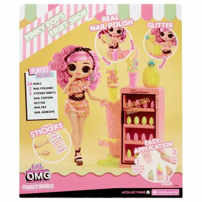 L.O.L. Surprise! OMG Sweet Nails avec boutique de fruits Pinky Pops