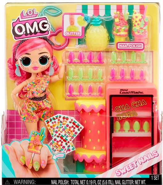 L.O.L. Surprise! OMG Sweet Nails avec boutique de fruits Pinky Pops