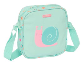 Safta Bolsito Caracol - Sac bandoulière facile à nettoyer pour enfant d'âge préscolaire, 16 x 18 x 4 cm