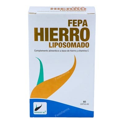 FEPADIET FEPA-HIERRO liposomado 30mg, 60 capsules FEPADIET FEPA-HIERRO liposomado 30mg, 60 capsules