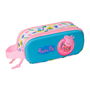 Trousse Fourre-Tout Double Peppa Pig Bleu Blanc Rose 21 x 8 x 6 cm 3D