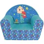 Fun House Fauteuil Club Enfant Cocomelon - Mousse Polyether, Housse Lavable, Dimensions 42 x 52 x 33 cm - A Partir de 12 Mois