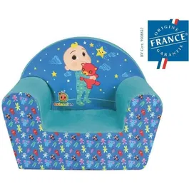 Fun House Fauteuil Club Enfant Cocomelon - Mousse Polyether, Housse Lavable, Dimensions 42 x 52 x 33 cm - A Partir de 12 Mois