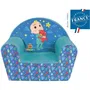 Fun House Fauteuil Club Enfant Cocomelon - Mousse Polyether, Housse Lavable, Dimensions 42 x 52 x 33 cm - A Partir de 12 Mois