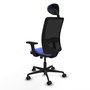 PIQUERAS Y CRESPO Chaise Zulema Synchro Bleu clair et Noir