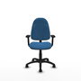 PIQUERAS Y CRESPO Chaise de bureau Algarra bleu clair