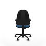 PIQUERAS Y CRESPO Chaise de bureau Algarra bleu clair