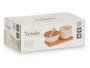 VESSIA Set Sucrier et Pot à Lait en Porcelaine et Bambou Blanco-Natural